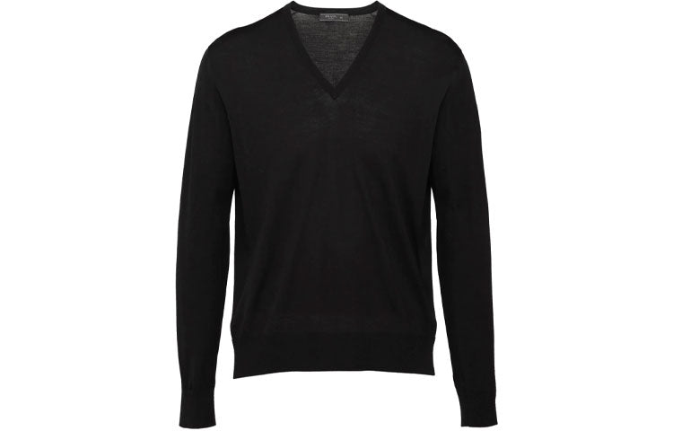 PRADA V Neck Knitted Jumper