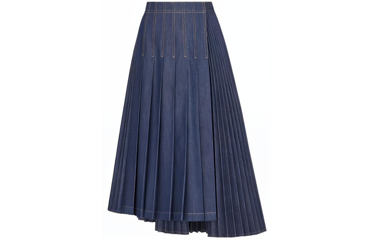 DIOR FW22 Denim Dresses & Skirts Women's Blue