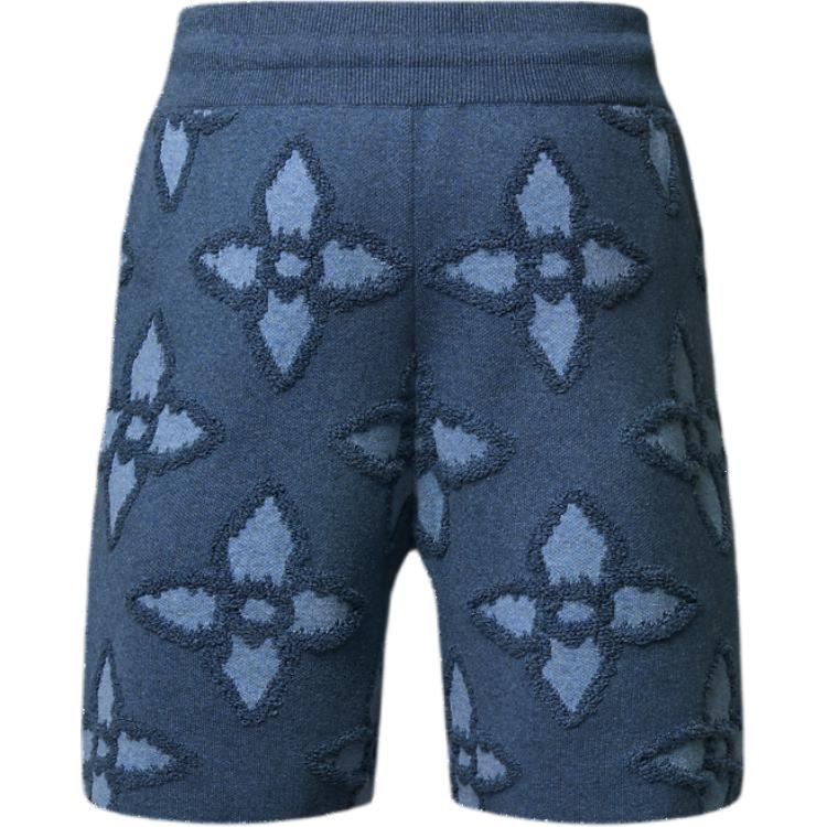 LOUIS VUITTON Textured Cotton Knit Shorts