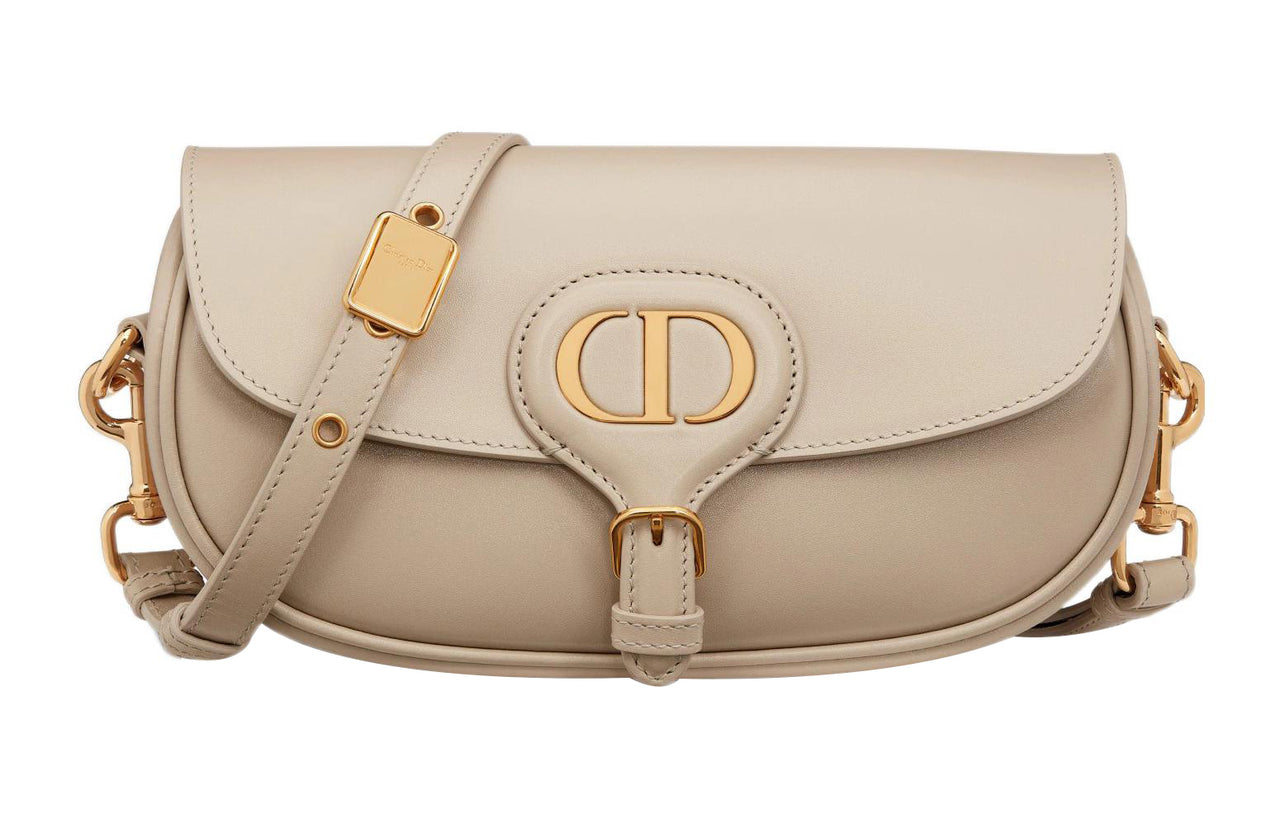 DIOR Bobby Smooth Cow Leather Handbag, Shoulder Bag, Crossbody Bag Regular Women's Natural