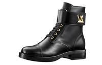 LOUIS VUITTON Ranger Ankle Boots Women's Black