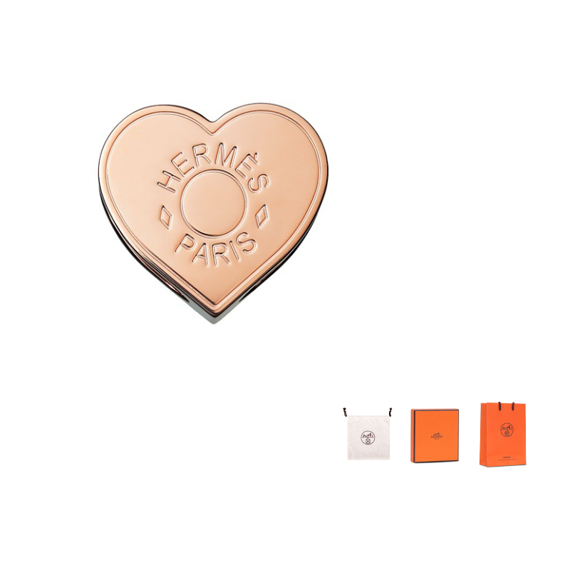 HERMES Rose Gold-Plated Brass Accessories Women's