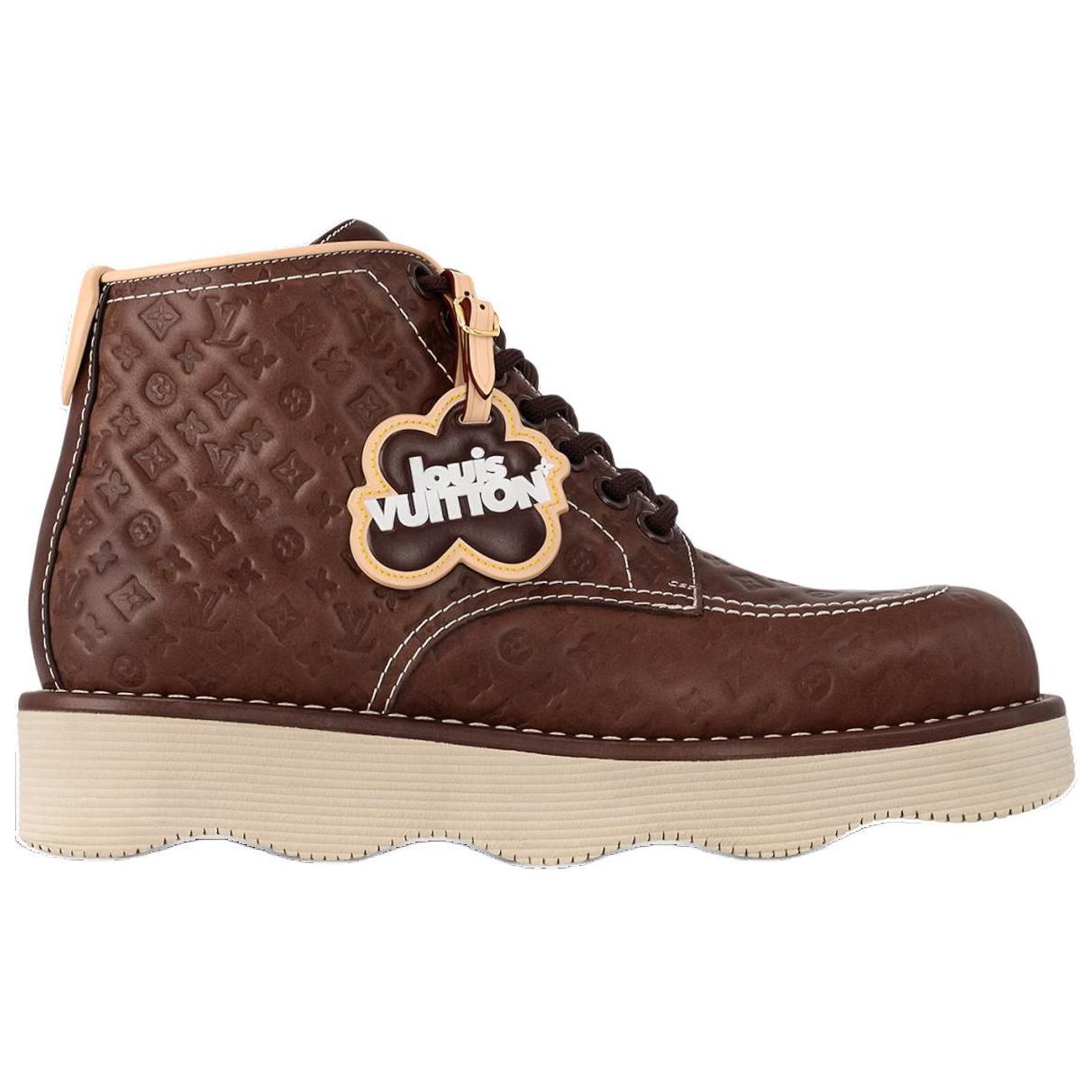 Tyler The Creator x LOUIS VUITTON Short Martin Boot Men's Brown