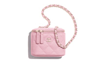 CHANEL 22c Early Spring Cow Leather Small Box Shoulder Bag, Crossbody Bag, Mirror Not Included Mini Women's Pink