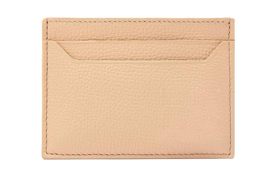LOEWE Anagram Cow Leather Card Holder Women's Flesh