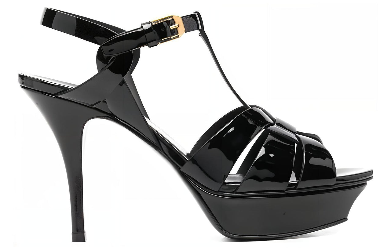 SAINT LAURENT Tribute Platform Sandals Women's