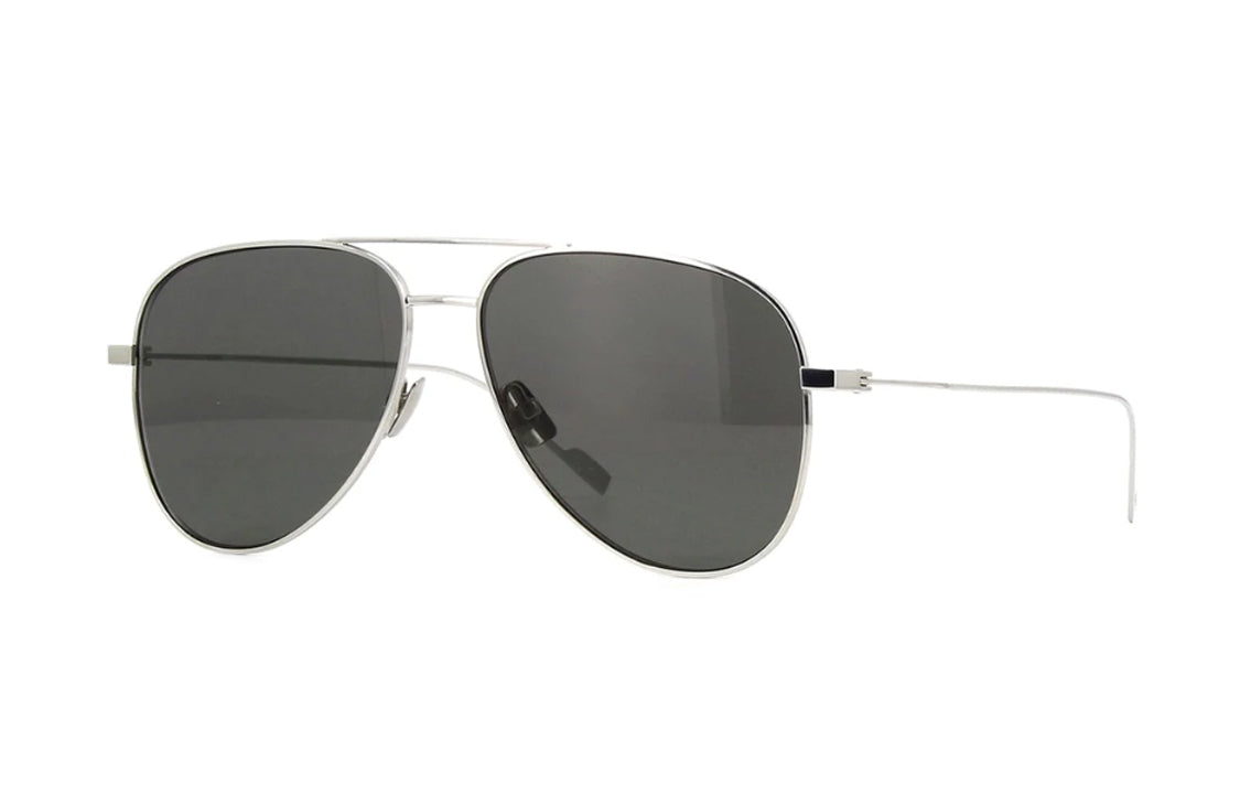 SAINT LAURENT Sunglasses Men Silver