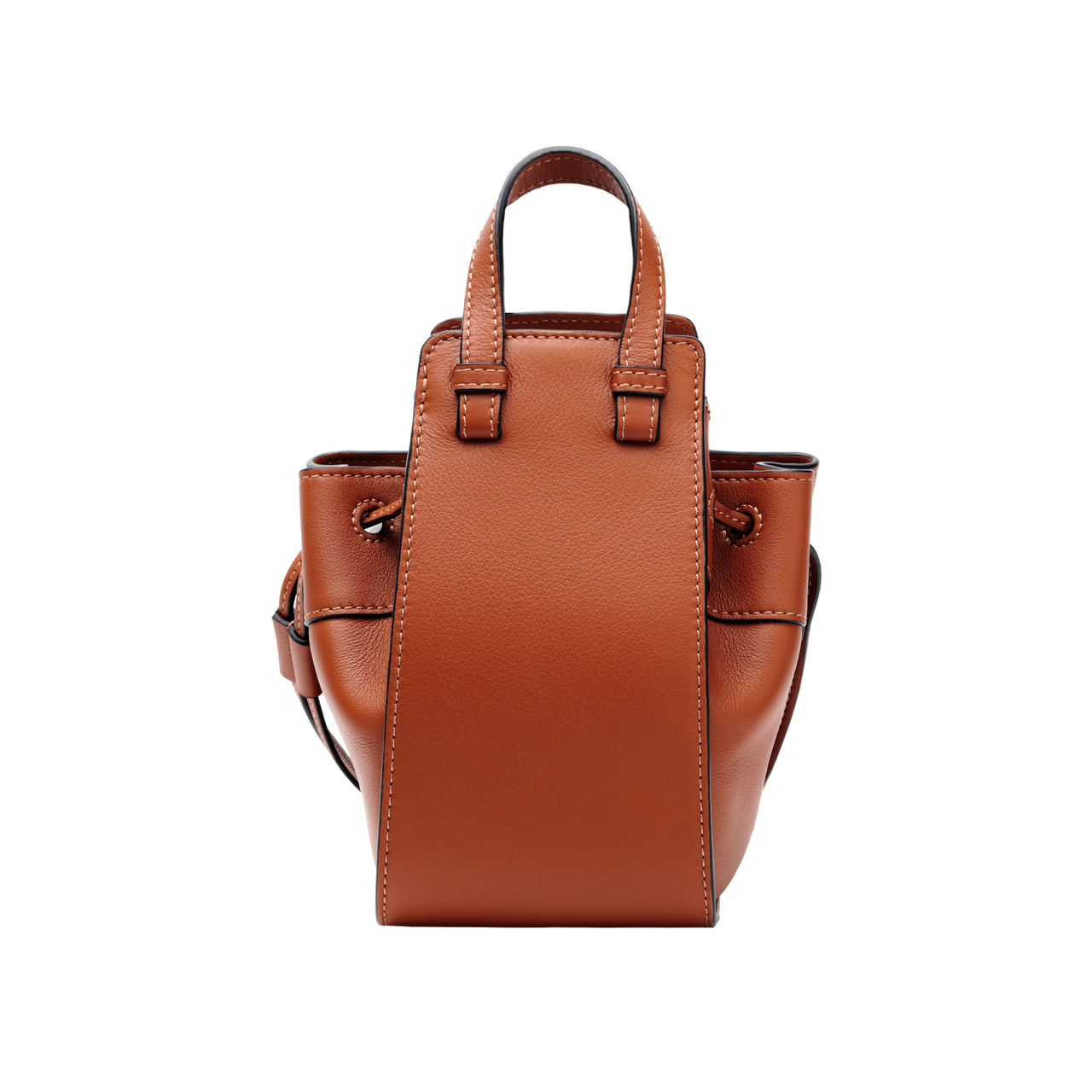 LOEWE Calfskin Hammock Bag Handbag Shoulder Bag Crossbody Bag Backpack Mini Women's Brown/Caramel