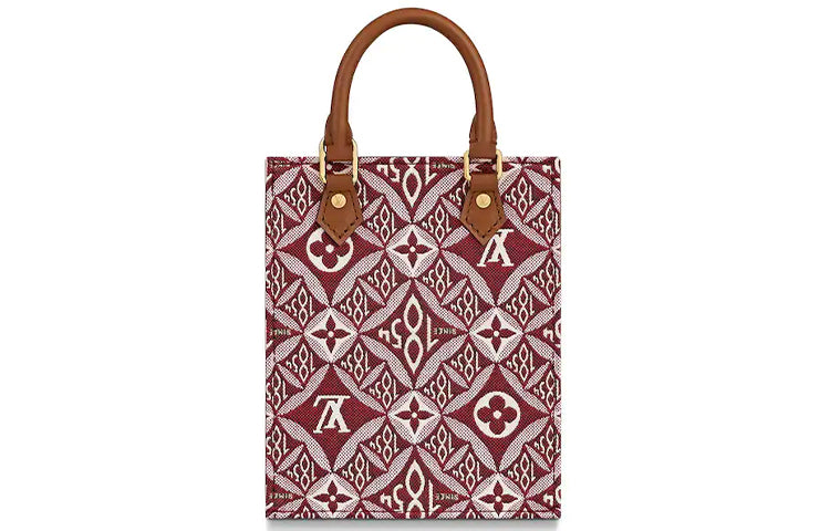 LOUIS VUITTON Petit Sac Plat Since 1854 Bordeaux