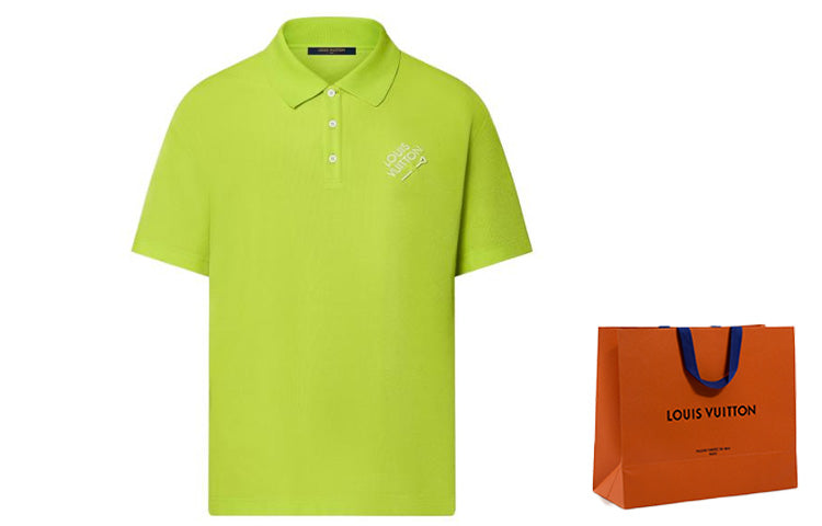 LOUIS VUITTON FW23 Polo Shirt Men's Green