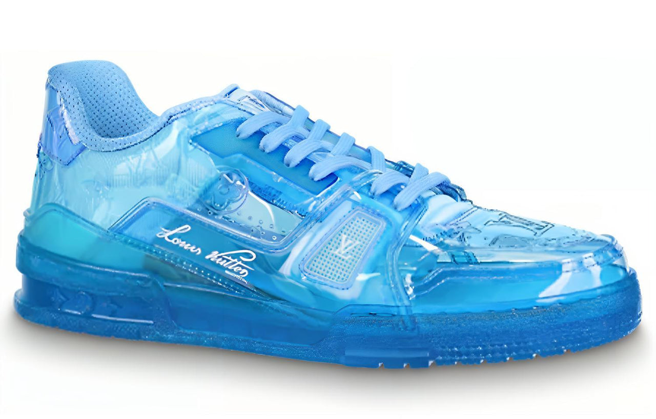 LOUIS VUITTON Trainer Sneakers 'Blue PVC'