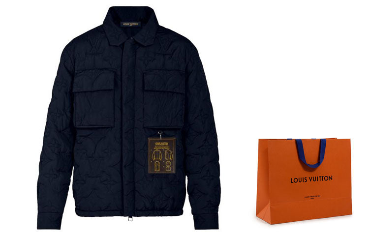 LOUIS VUITTON Monogram Padded Light Blouson