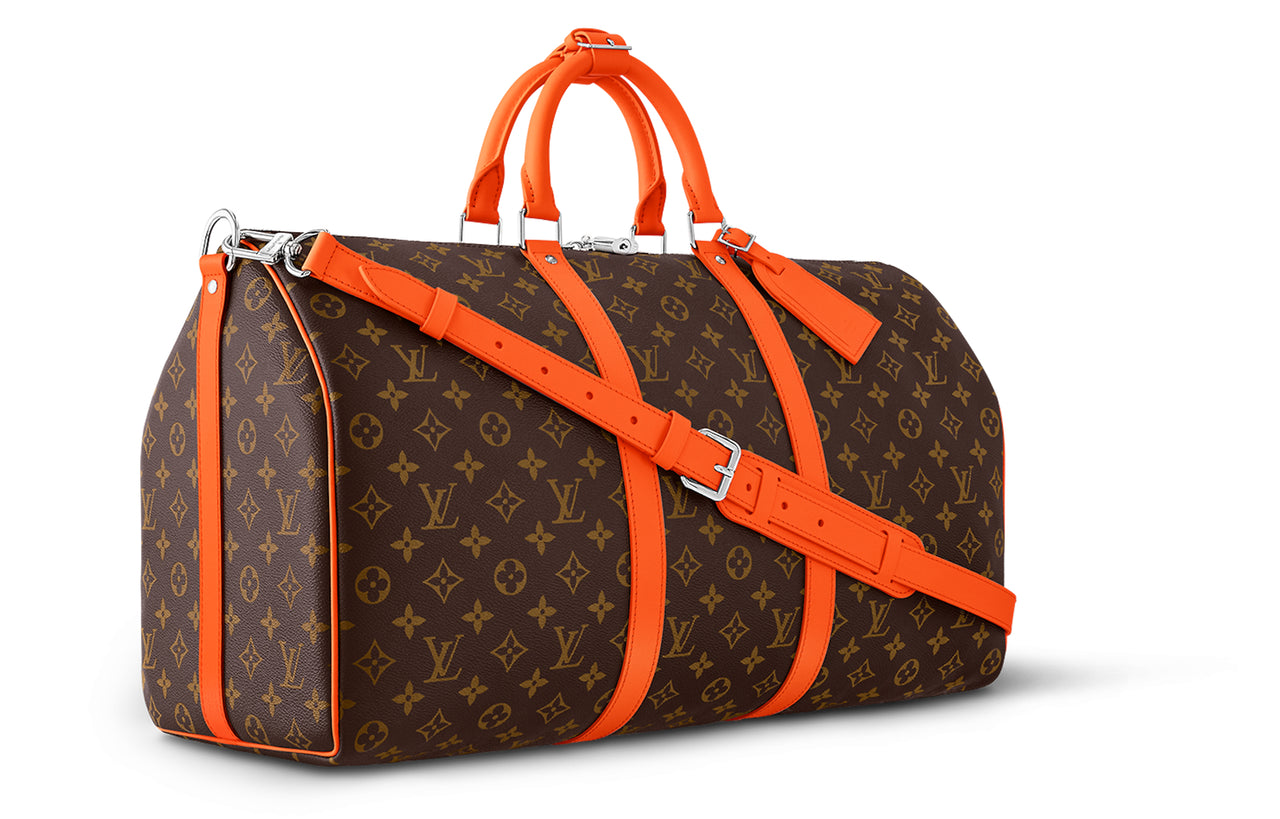 LOUIS VUITTON Keepall Bandouliere 50 Colormania Orange