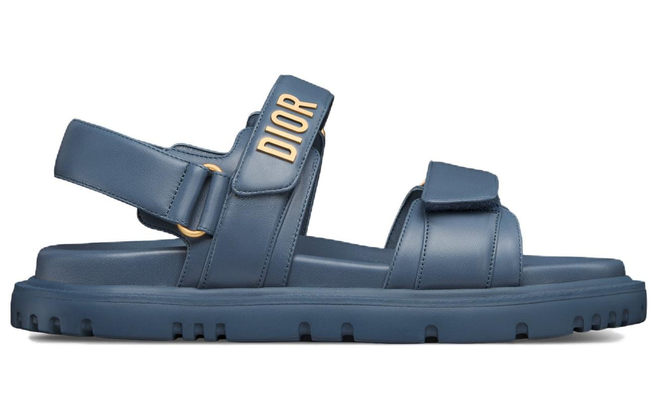 DIOR DiorAct Beach Sandals Women's Light Midnight Blue