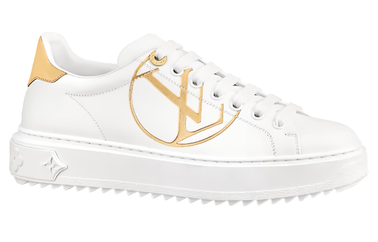 LOUIS VUITTON Lv Time Out Sneakers 'White Gold' Women's