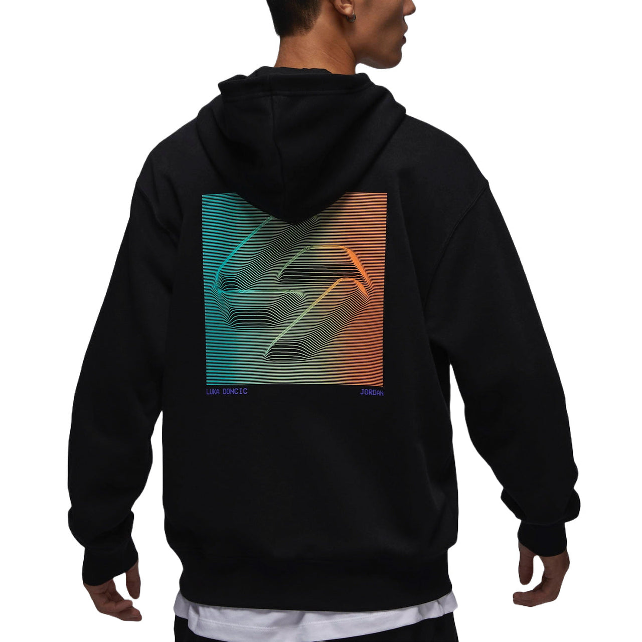 Air Jordan Luka Graphic Hoodie Asia Sizing 'Black' HF8091-010