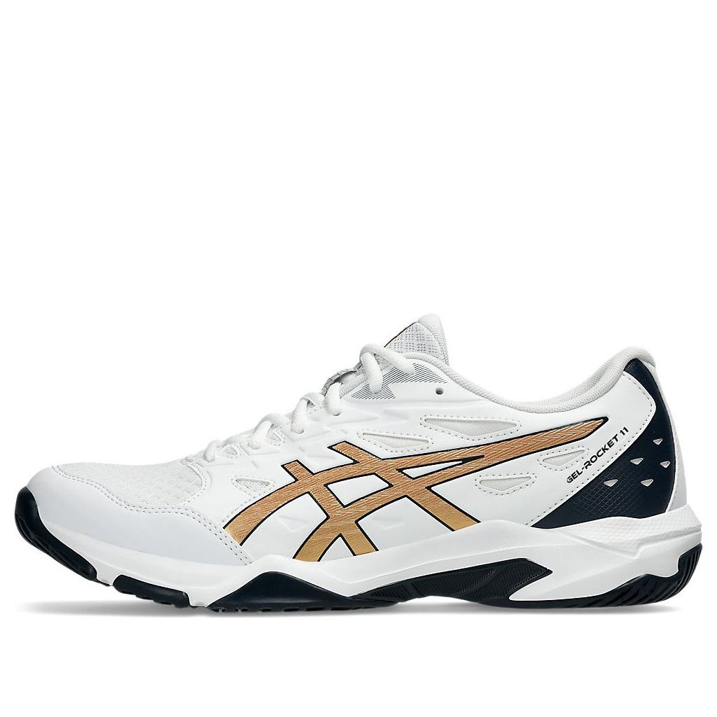 ASICS Gel-Rocket 11 'White Pure Gold Navy' 1071A091-103