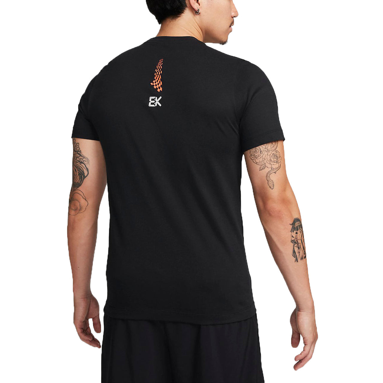 Nike Dri-FIT Graphic Running T-shirt Asia Sizing 'Black' FJ2359-010