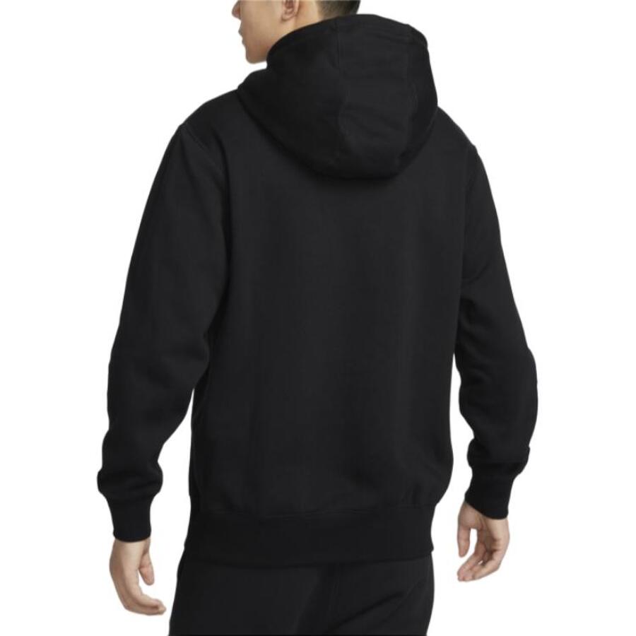 Nike Club Hoodie 'Black White' FZ0872-010