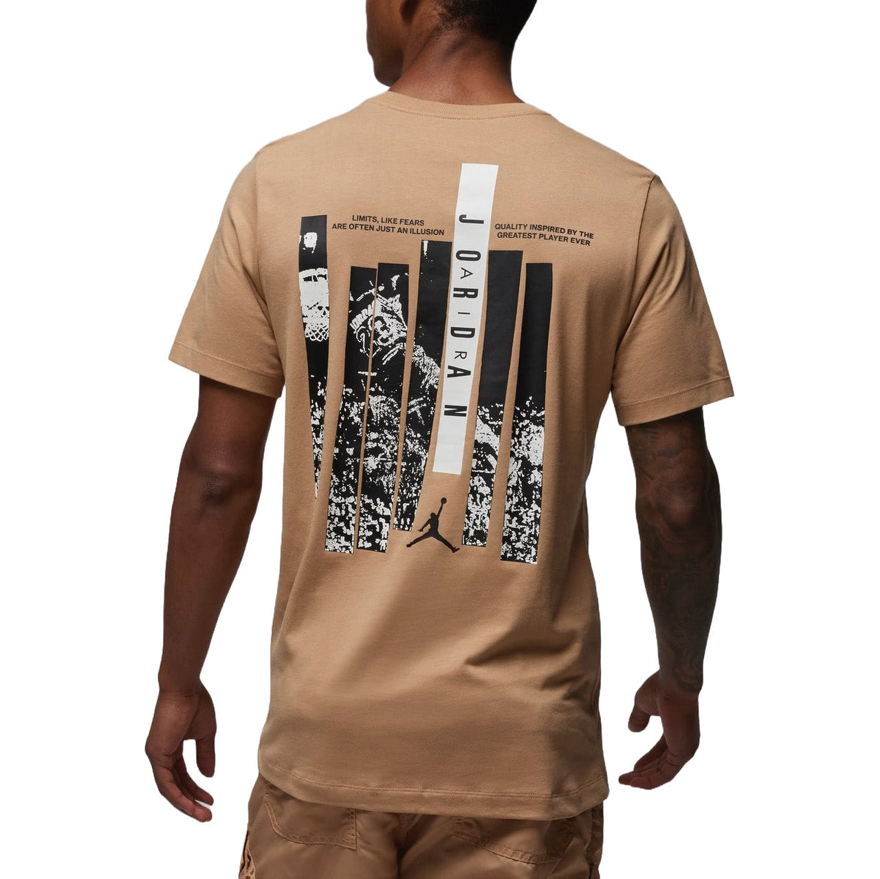 Air Jordan Brand Graphic T-Shirt Asia Sizing 'Khaki' FD7026-200