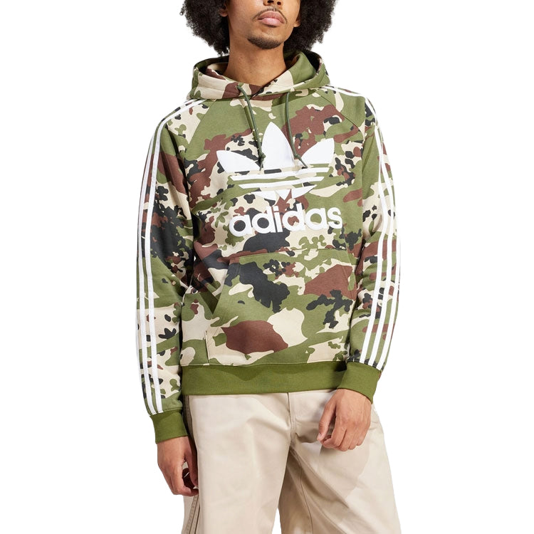 adidas Camo Graphic Hoodie Asia Sizing 'Green' IS0209