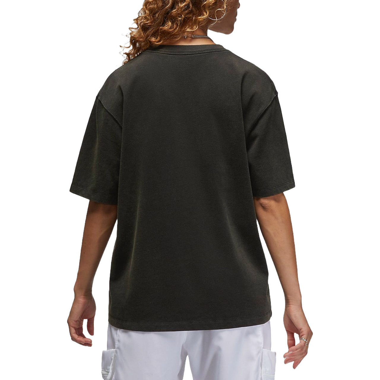 (WMNS) Air Jordan Heritage Graphic T-Shirt 'Washed Black' FB5137-010