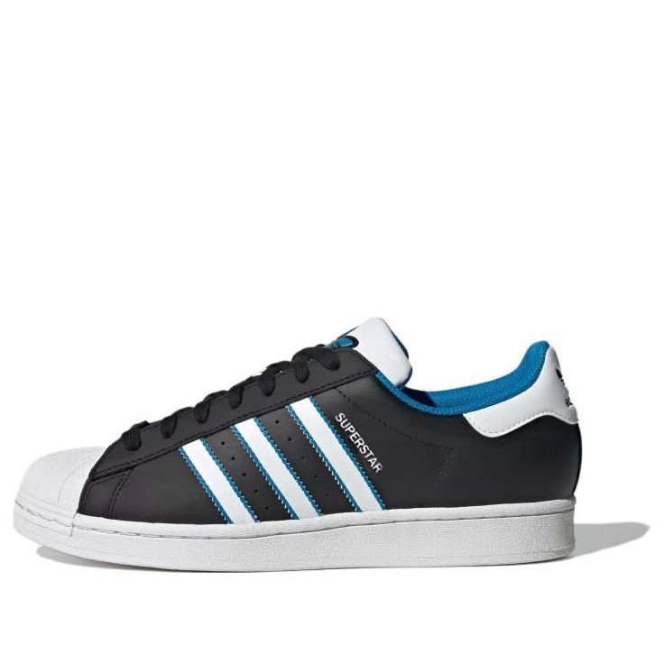 adidas Superstar 'Black Bright Blue' ID4672