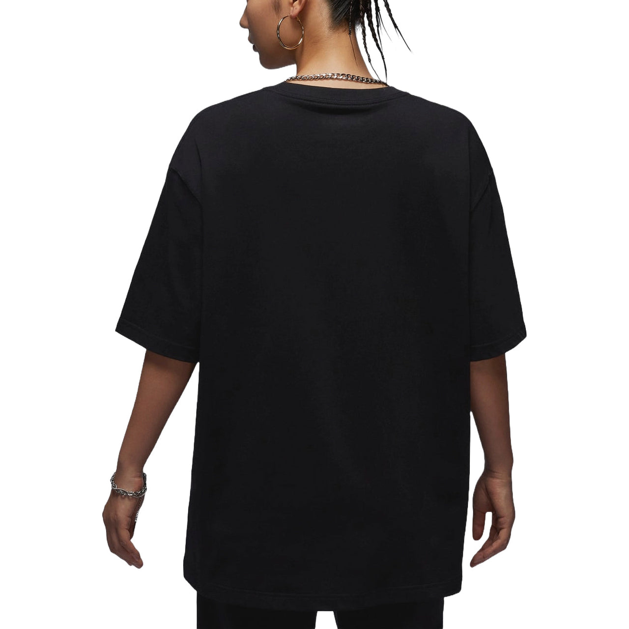 (WMNS) Air Jordan Essentials Oversized T-shirt Asia Sizing 'Black' HM4373-010
