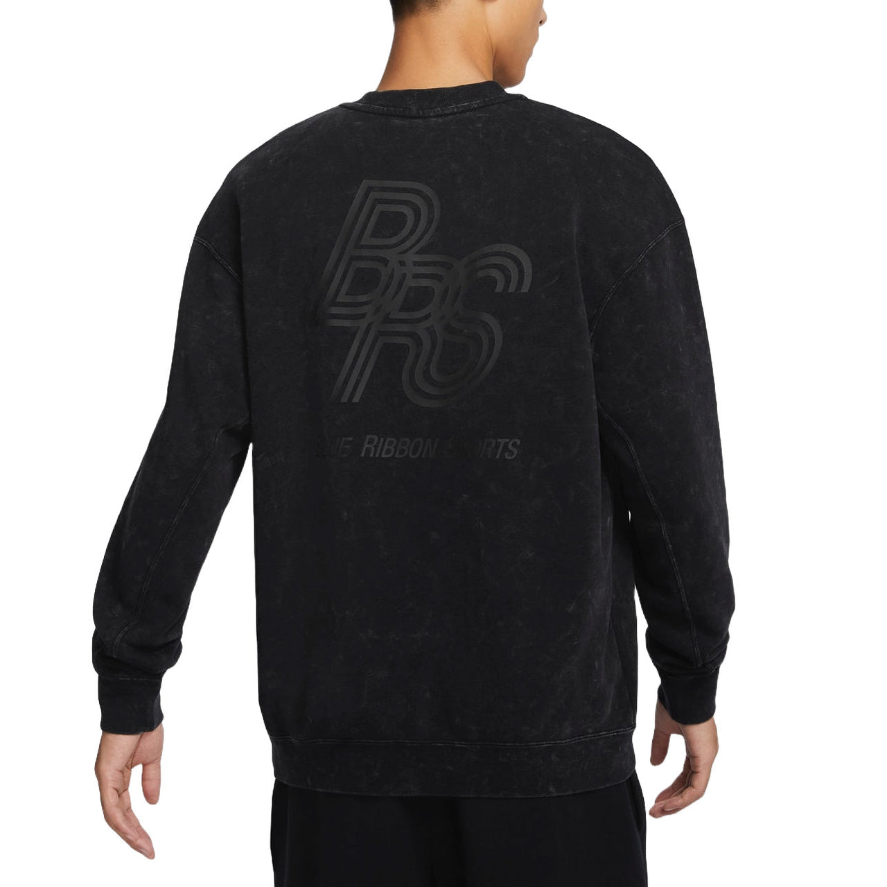Nike Sportswear Knit Sweatshirt Asia Sizing 'Black' HQ6037-010