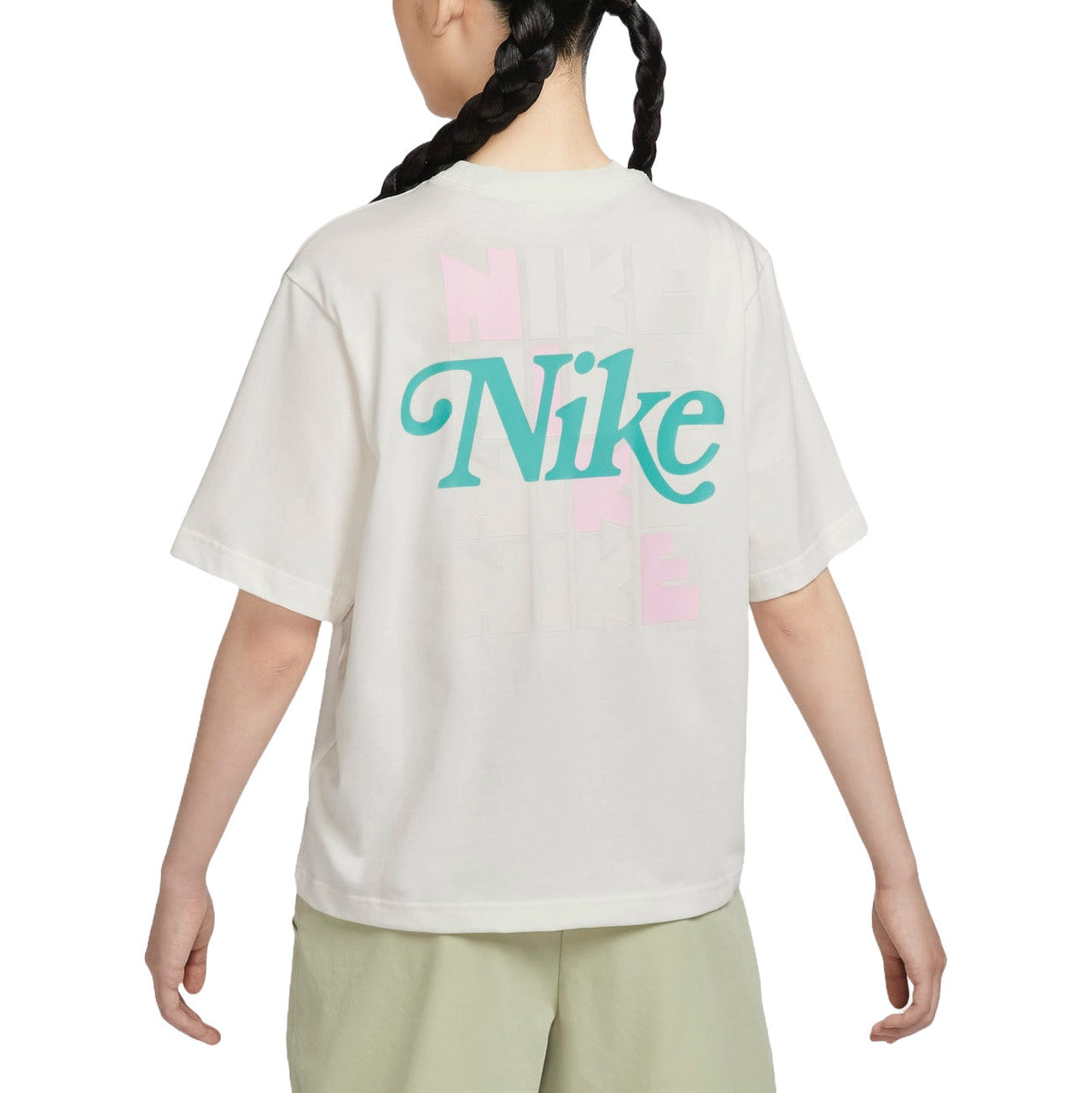 (WMNS) Nike Sportswear Boxy T-Shirt Asia Sizing 'Sail' HM4581-133
