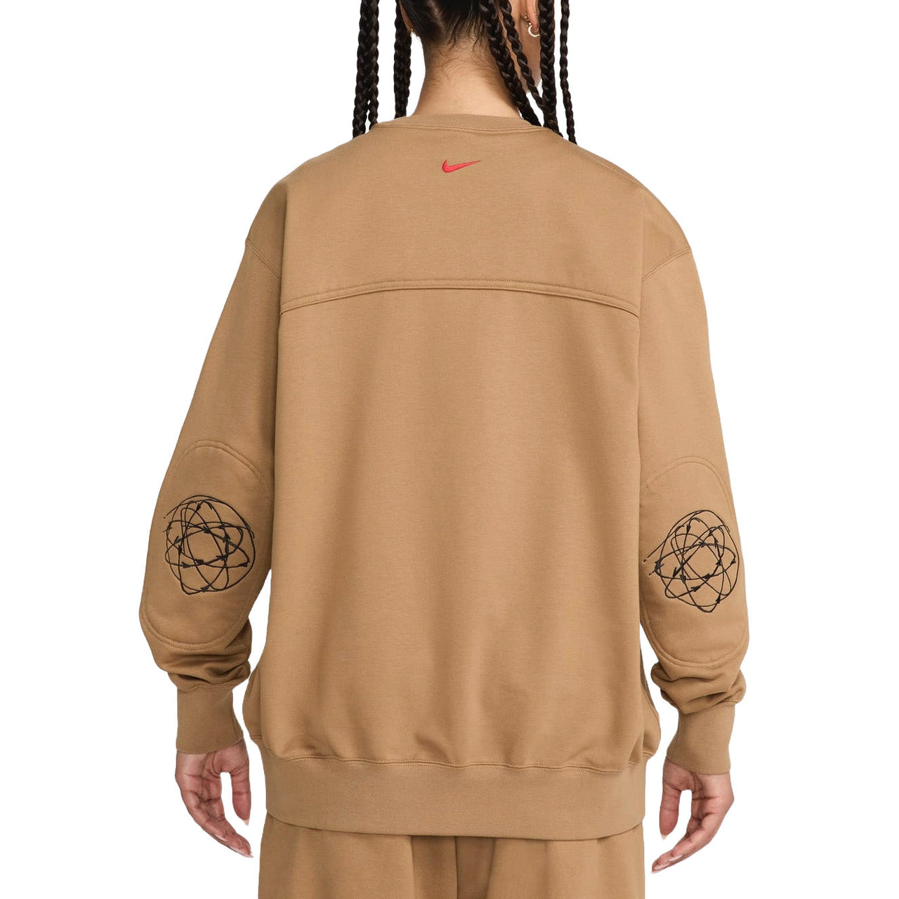 (WMNS) Nike Sportswear Breaking Loose French Terry Sweatshirt Asia Sizing 'Dark Driftwood' FZ0257-224