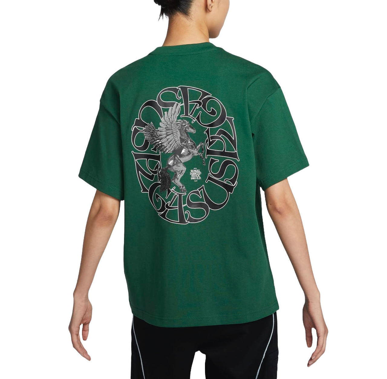 Nike Embroidery Logo T-Shirt Asia Sizing 'Green' FZ7621-341