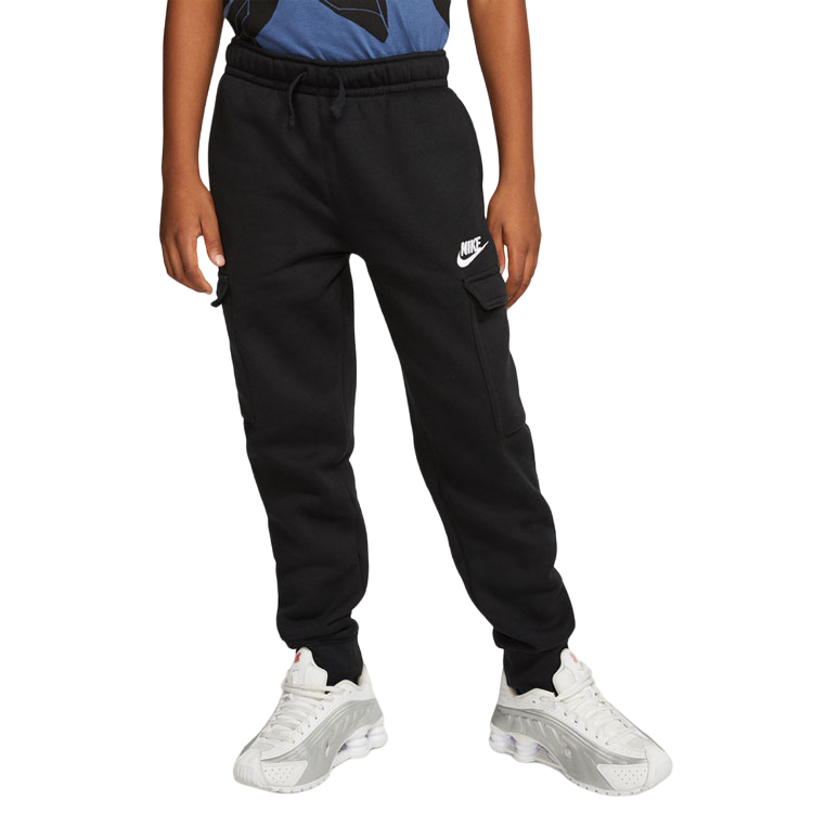 (GS) Nike Sportswear Club Cargo Sweatpants 'Black' CQ4298-010