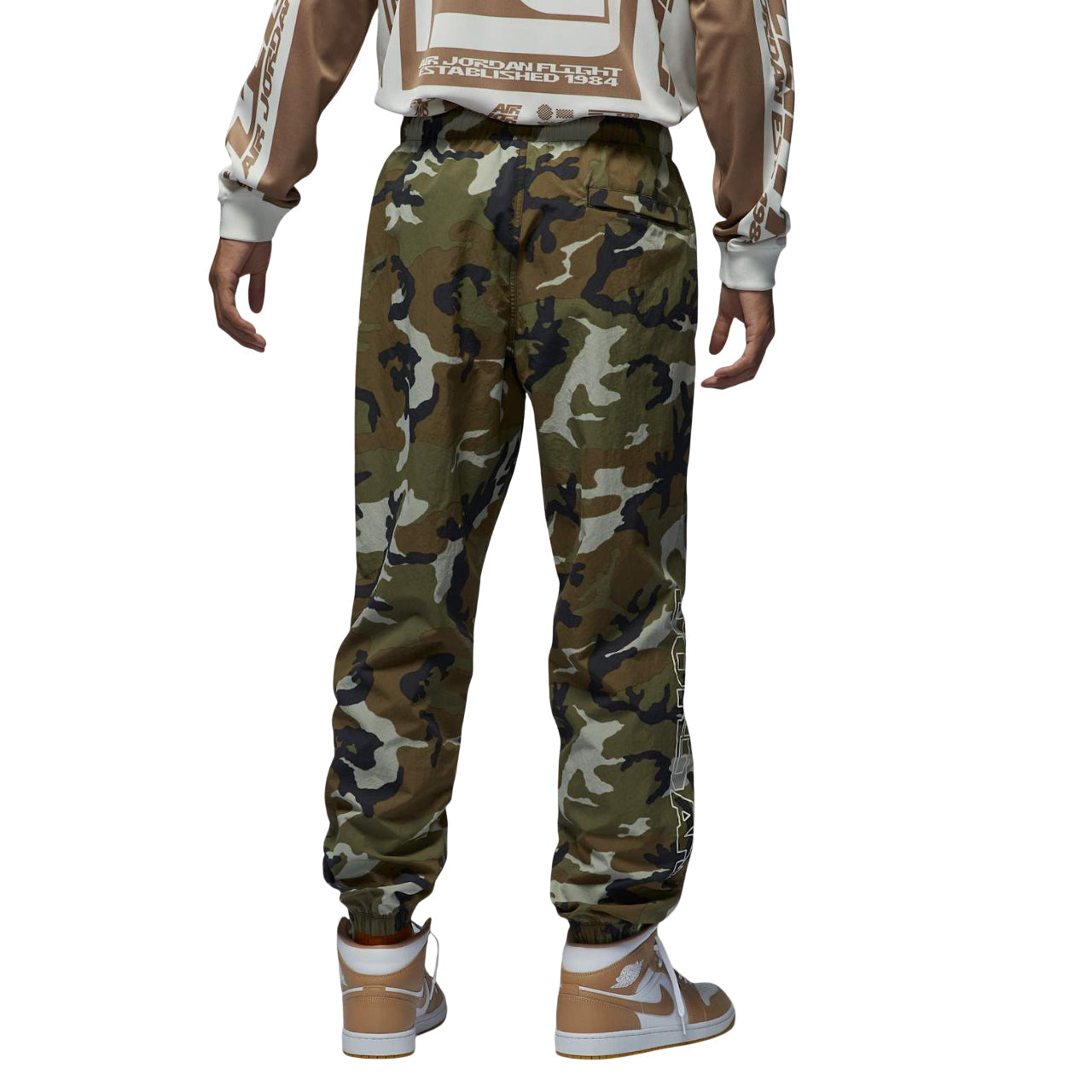 Air Jordan MVP Camo Pants Asia Sizing 'Light Olive' FZ3530-380