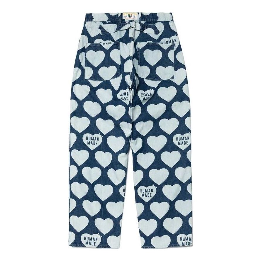 HUMAN MADE Heart Baggy Denim Pants 'Indigo' HM25PT013