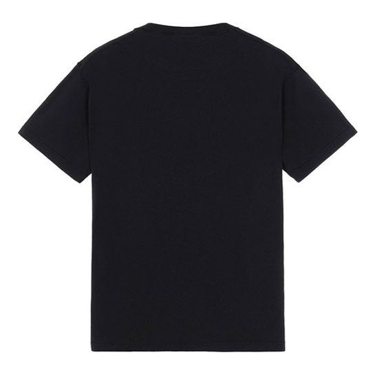 STONE ISLAND Logo T-shirt 'Black' 741523757-V0029
