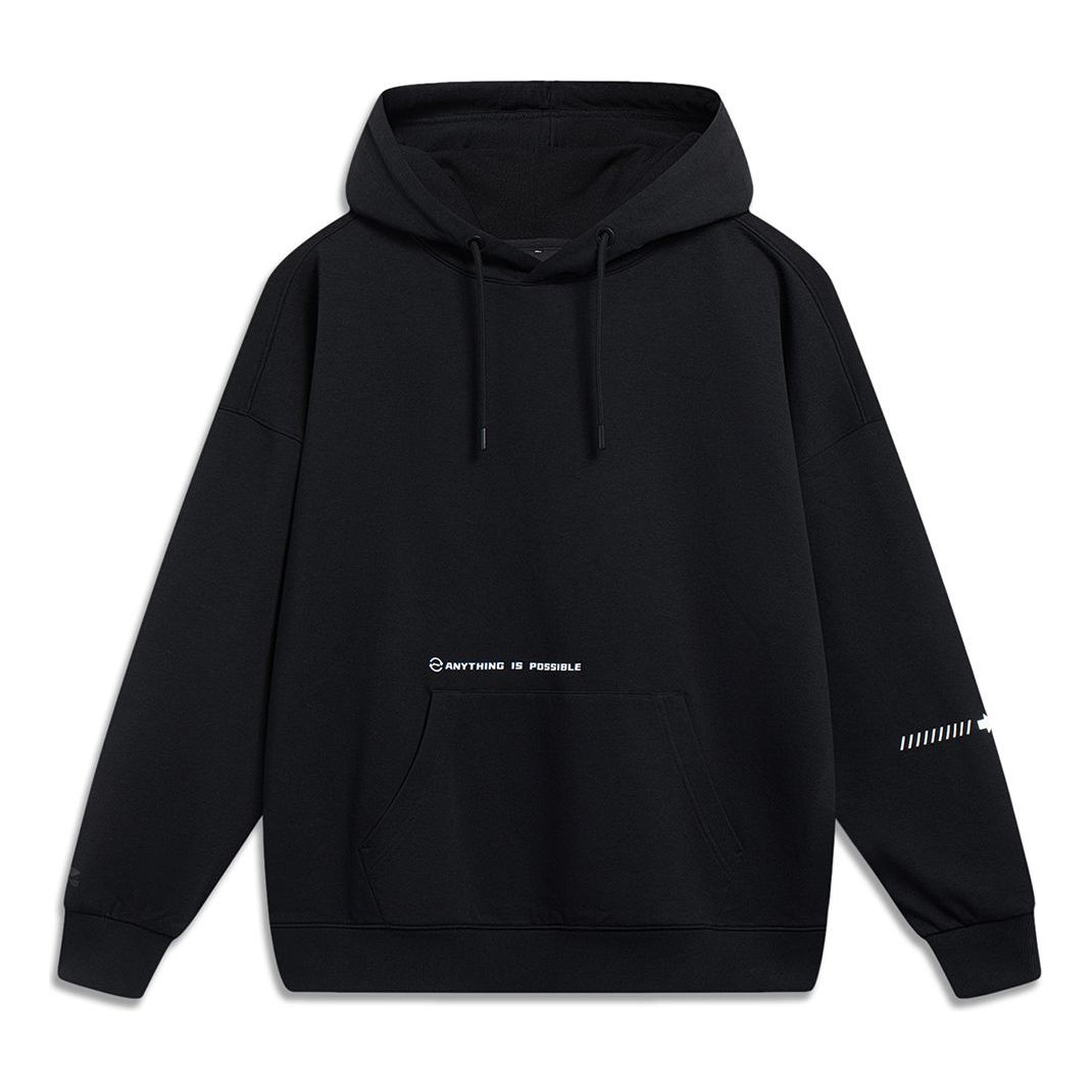 Li-Ning Anything Is Possible Graphic Hoodie 'Black' AWDT599-1