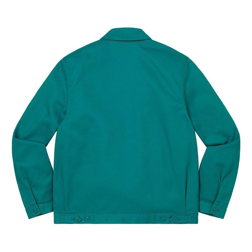Supreme x Dickies Stripe Eisenhower Jacket 'Green Yellow' SUP-SS22-350