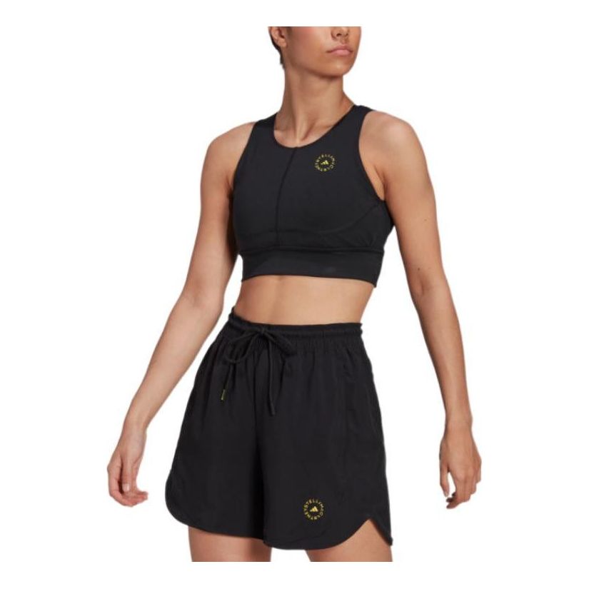 (WMNS) adidas by Stella McCartney TruePurpose Training Crop Top 'Black' HI6030