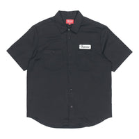 Supreme Dog S/S Work Shirt 'Black' White' SUP-SS21-660