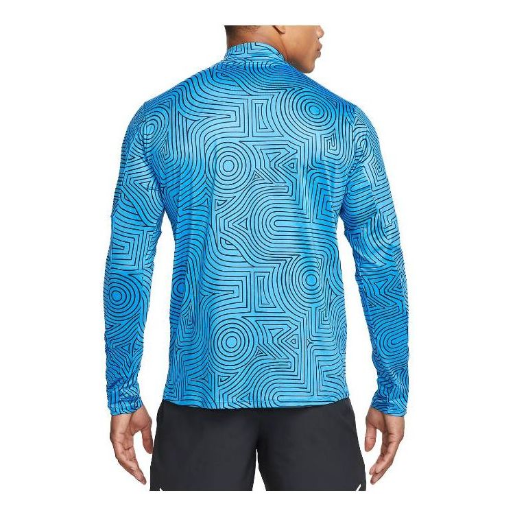 Nike Dri-Fit Element 1/4 Zip Running Top 'Blue' FB9036-406