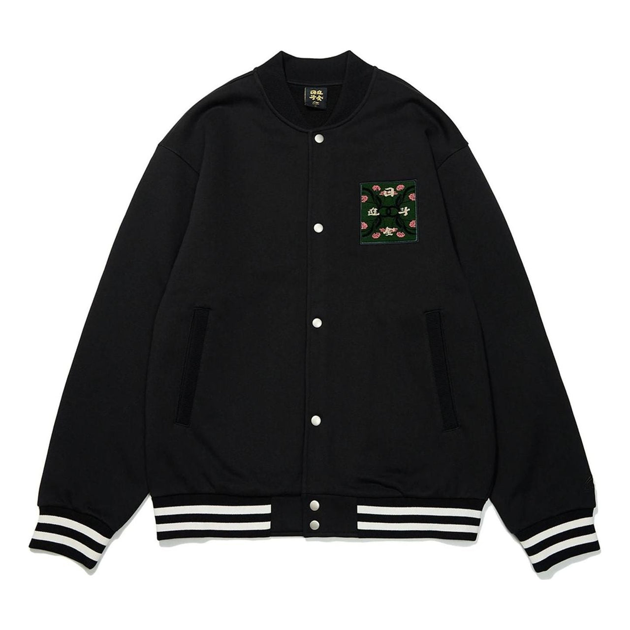Li-Ning Rijindoujin Embroidered Baseball Jacket 'Black' AJDT005-3