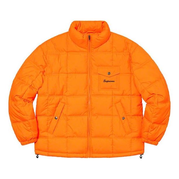 Supreme Iggy Pop Puffy Jacket 'Orange Black' SUP-SS21-507