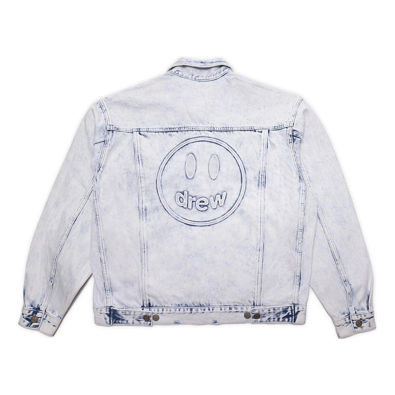 Drew House Oversized Mascot Trucker Jacket 'Painted Indigo' DR-SS22-490
