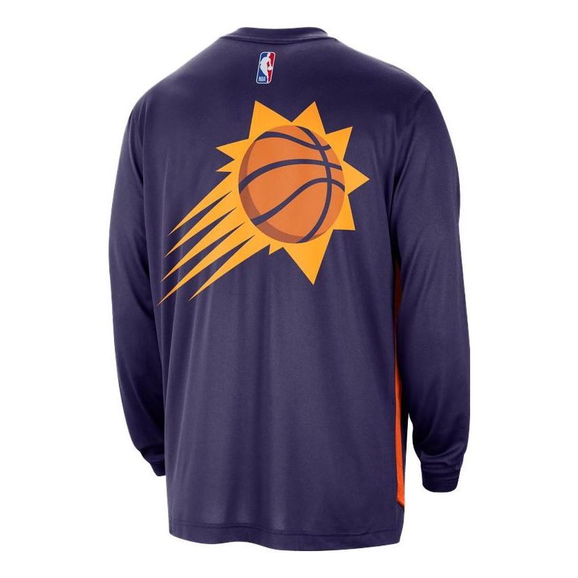 Nike x NBA Dri-Fit Phoenix Suns City Edition Long Sleeve 'Purple' FB3606-535