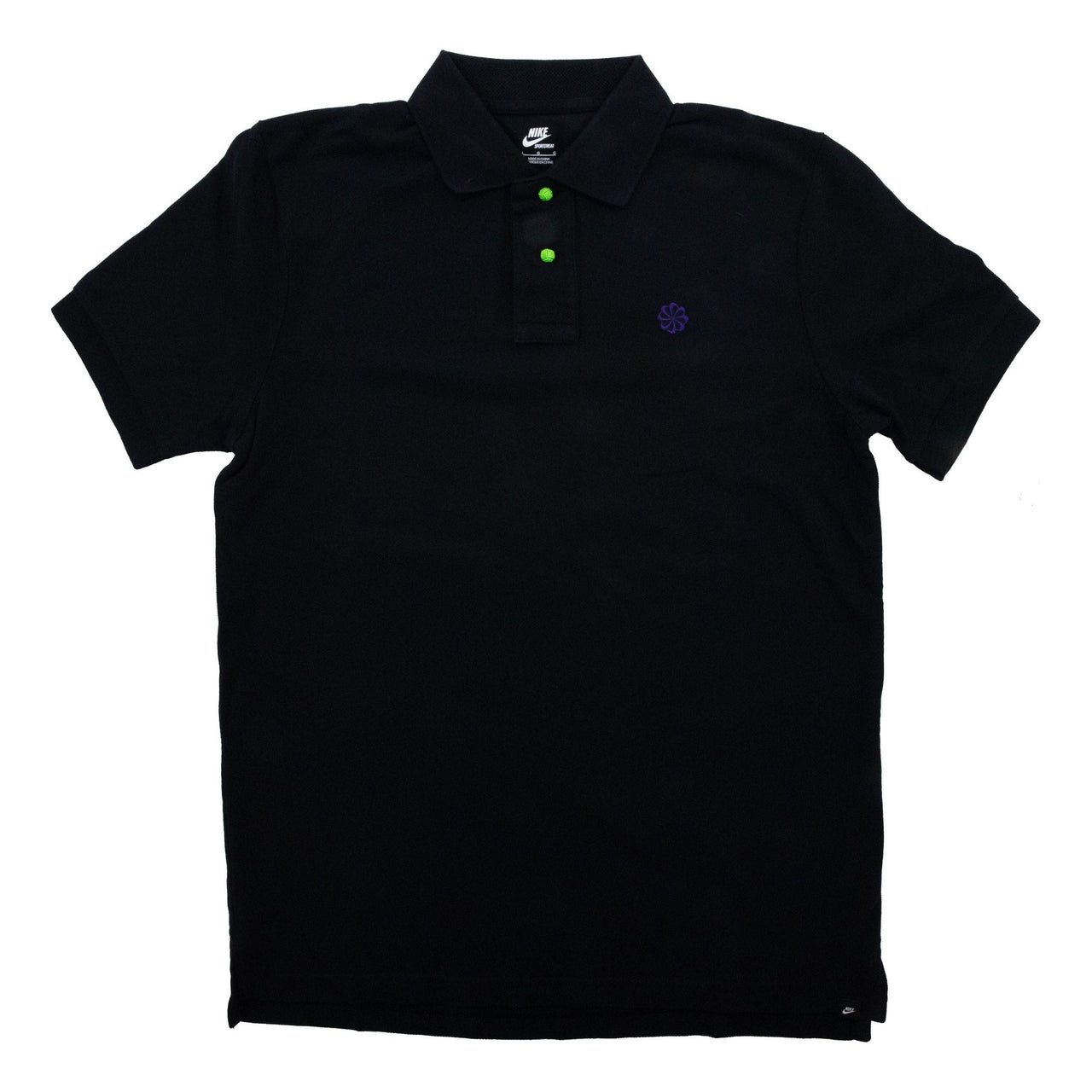 Nike x CLOT Short Sleeves Polo Shirt 'Black' 376722-010