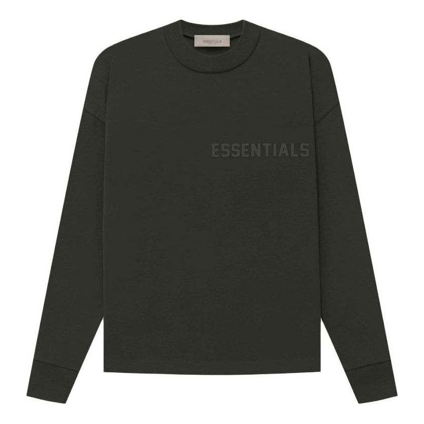 Fear of God Essentials SS23 Essentials L S Tee 'Off Black' FOG-SS23-076