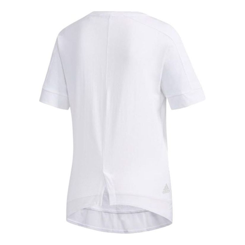 adidas Letter Printed T-Shirt 'White' DY8649