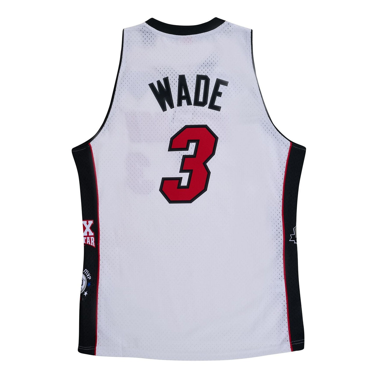 Mitchell & Ness x NBA Miami Heat Hall Of Fame Swingman Jersey 'Dwyane Wade 3' SMJY6865-MHEYYDWAWHIT