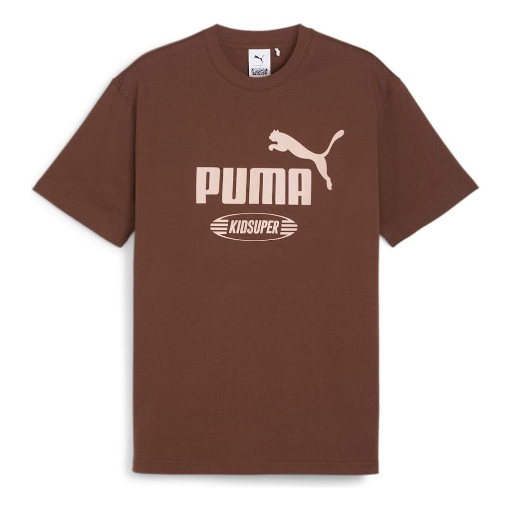 PUMA x KidSuper Graphic T-shirt 'Chestnut Brown' 624076-79
